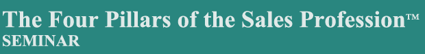 The Four Pillars of the Sales Profession