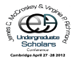 ECA 2012 Undergraduate Scholars Conference ECA 2012 Undergraduate Scholars Conference