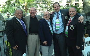 From left to right Drs. George Pogorelec George Hunter and Martin during the ACOFP Convention
