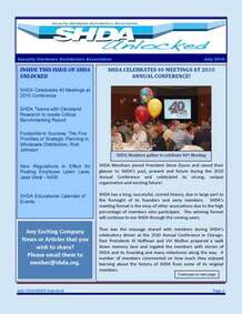 July 2010 SHDA Unlocked Cover Page