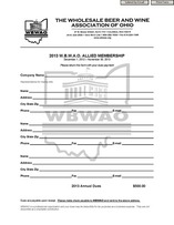 2013 Allied Membership Dues Form
