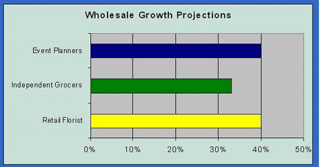 Wholesale Growth Projections chart