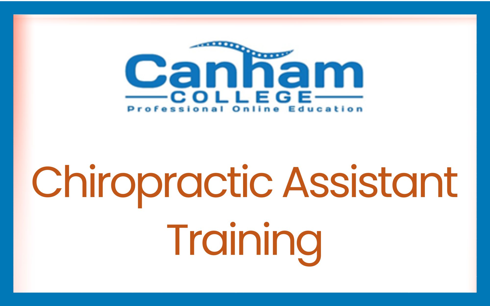 Physical Manual Medicine and Therapeutic Procedures Chiropractic Assistant Training