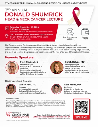 Pg1 3rd Annual Donald A. Shumrick Md Head And Neck Cancer Symposium Invite Page 0001