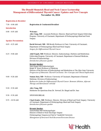 Pg2 3rd Annual Donald A. Shumrick Md Head And Neck Cancer Symposium Invite Page 0002