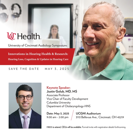 Innovations In Hearing Save The Date University Of Cincinnati Page 0001