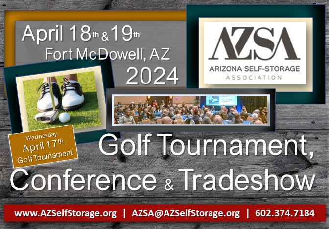 AZSA 2024 Conference/Trade Show  -  April 18 and 19, 2024 and Golf Tournament - April 17, 2024