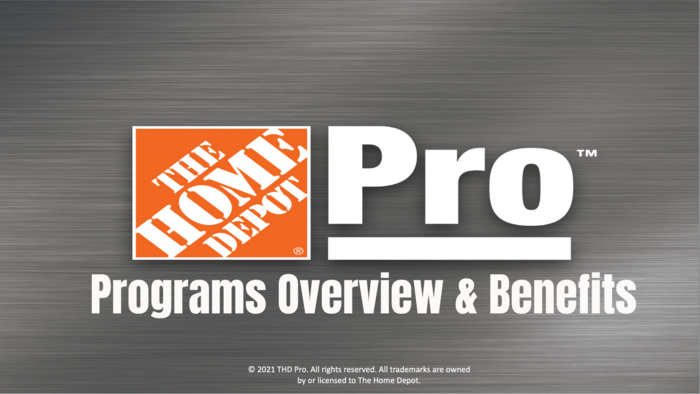 Home Depot Pro PP