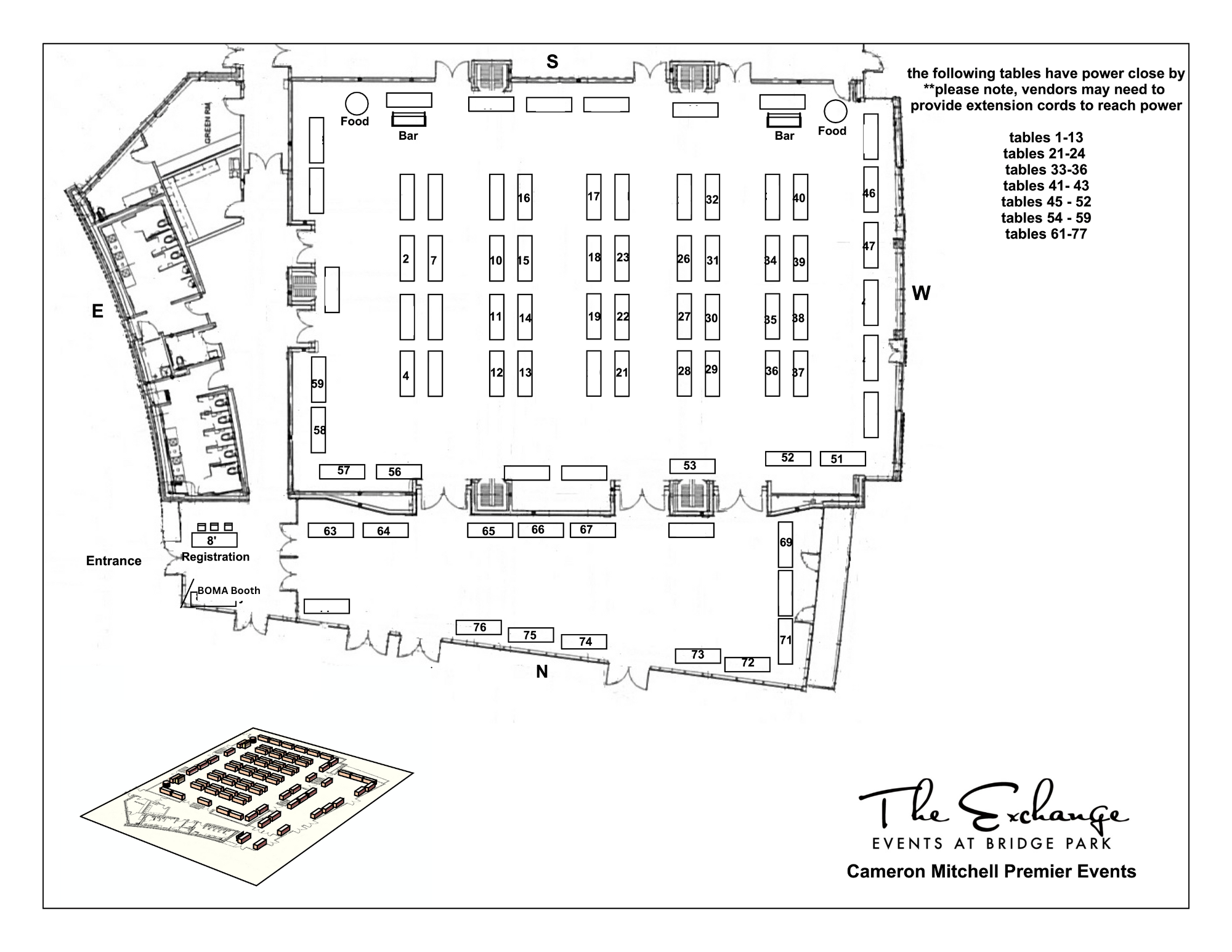 Vendor Expo Map 2025