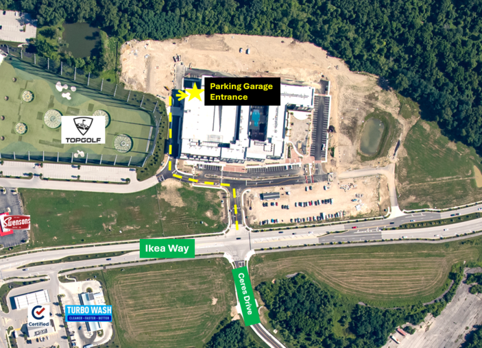 The Galaxy Parking Map