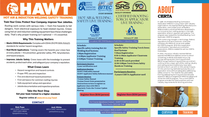 HAWT & CERTA Live Training