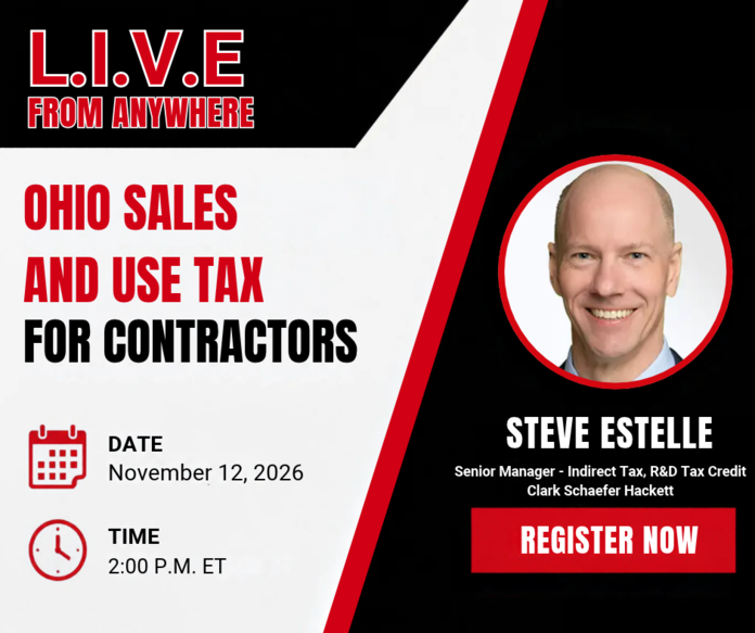 L.I.V.E. from Anywhere! Ohio Sales Tax!