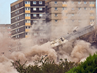 Demolition Begins at Madison Marshall Mall