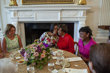Mrs. Obama with Marian Robinson