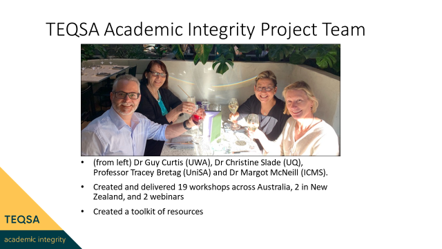 New Research: Developing and evaluating nationwide expert-delivered academic integrity workshops for higher education sector in Australia