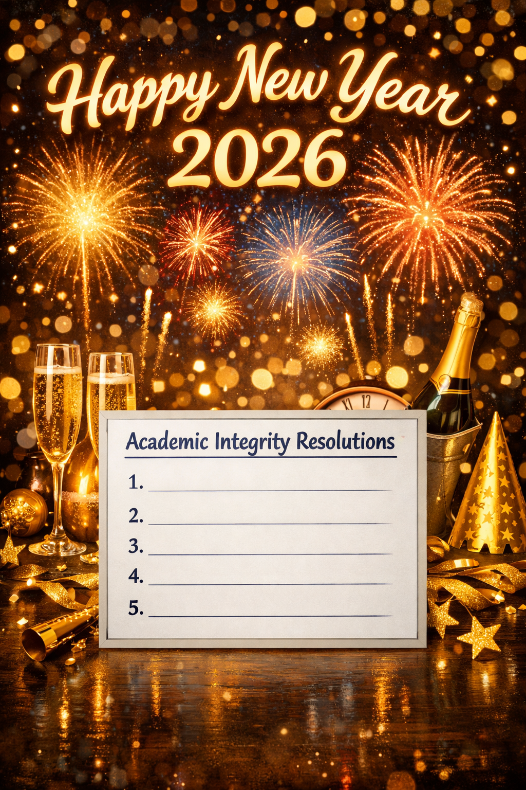 Happy New Year 2026: Time for some academic integrity resolutions!