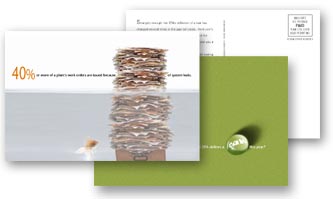 postcard campaign sample