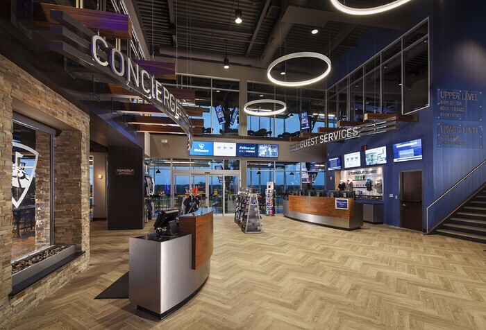 Top Golf - Inside Top Golf - Inside