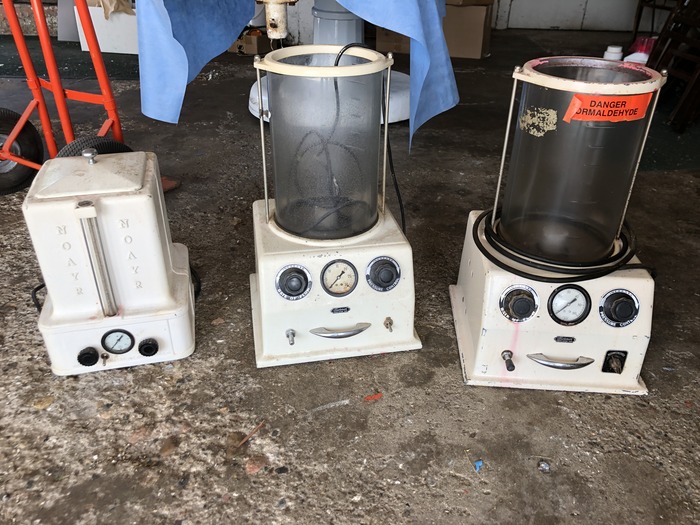 Antique Embalming Pumps. 