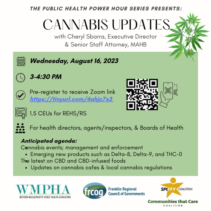 The Public Health Power Hour Series Presents: Cannabis Updates, 8/16