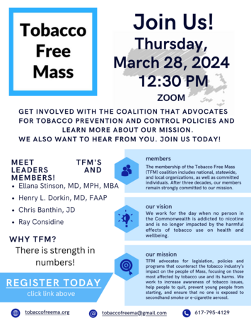 Tobacco Free Mass Meeting