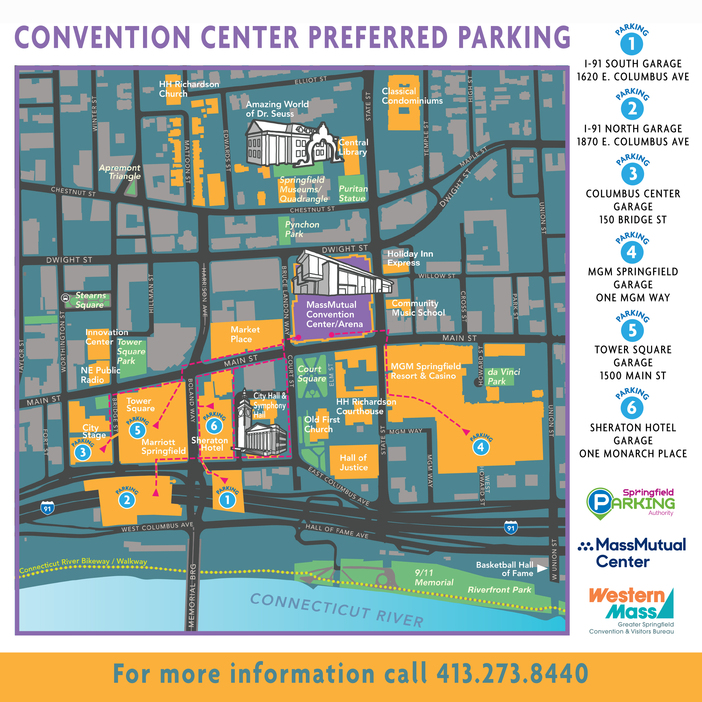 springfield parking map