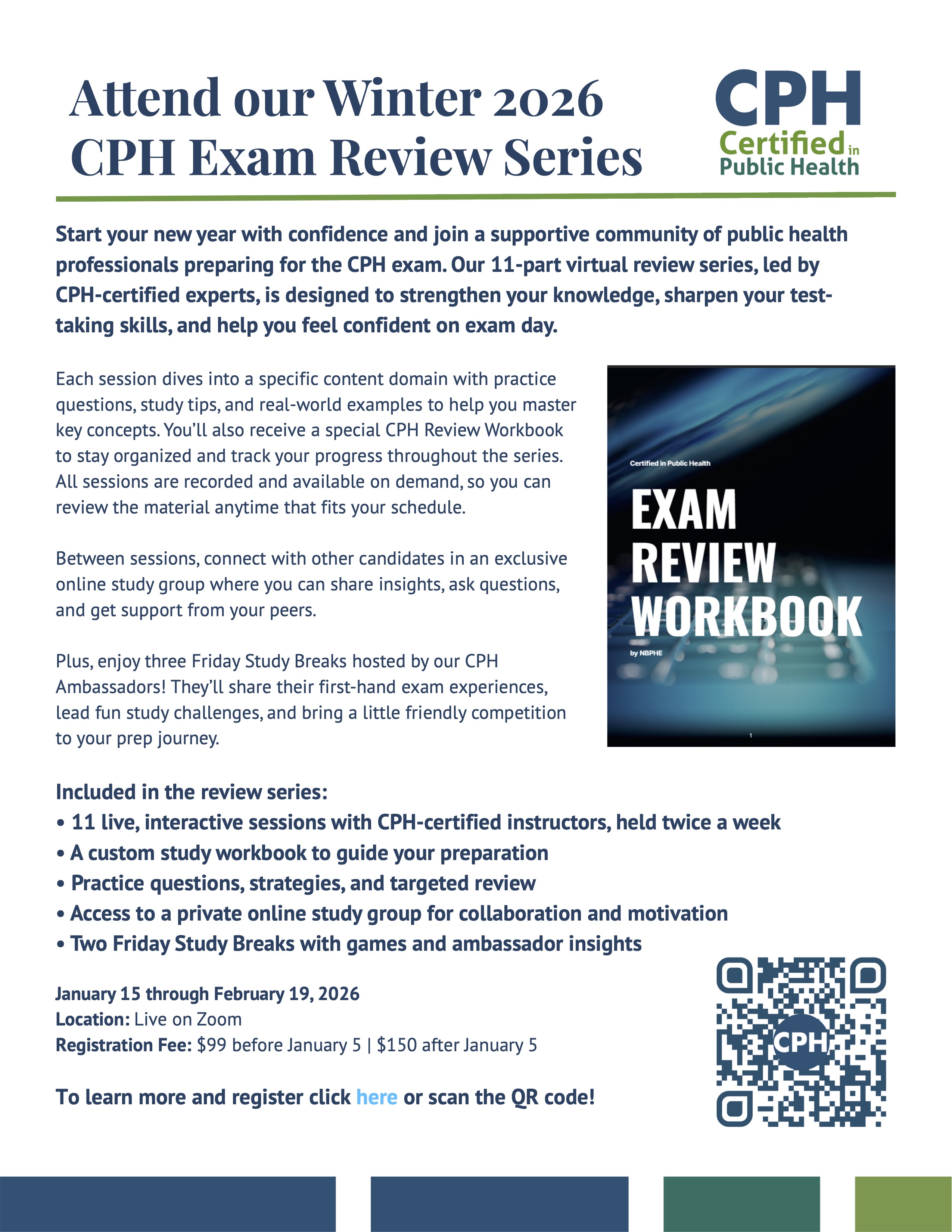 Cph Winter 2026 Exam Review Flyer