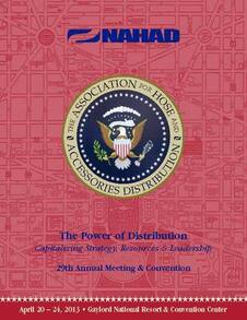 2013 Convention Brochure Cover