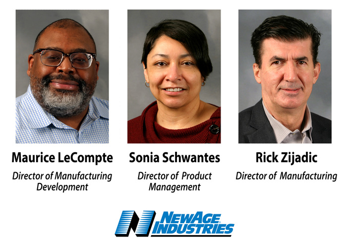 NewAge® Industries Welcomes Three New Directors