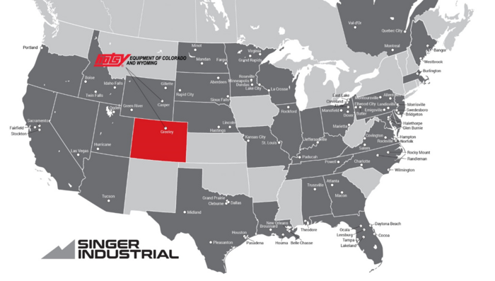 Singer Industrial Enters Colorado by Joining Forces with Hotsy Equipment of Colorado and Wyoming in Greely, Co.