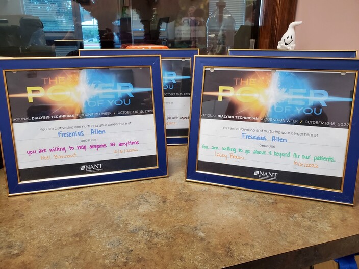 Framed Certificates