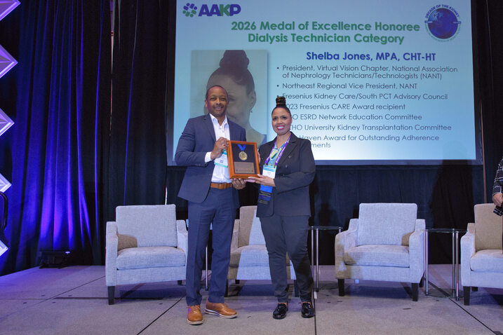 Shelba Jones Receives AAKP Medal of Excellence Award