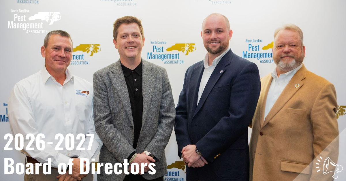 NC Pest Association Welcomes 2026-2027 Board of Directors