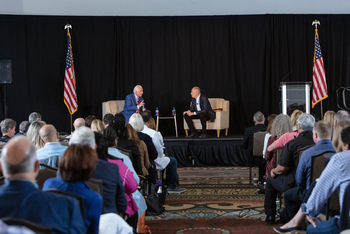 Dr. Nido Qubein with Marc Randolph