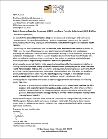 Letter to Secretary Kennedy Thumb Letter to Secretary Kennedy Thumb
