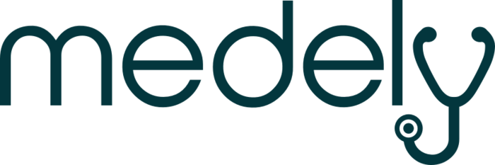 Medel Logo Blue Gray 2x