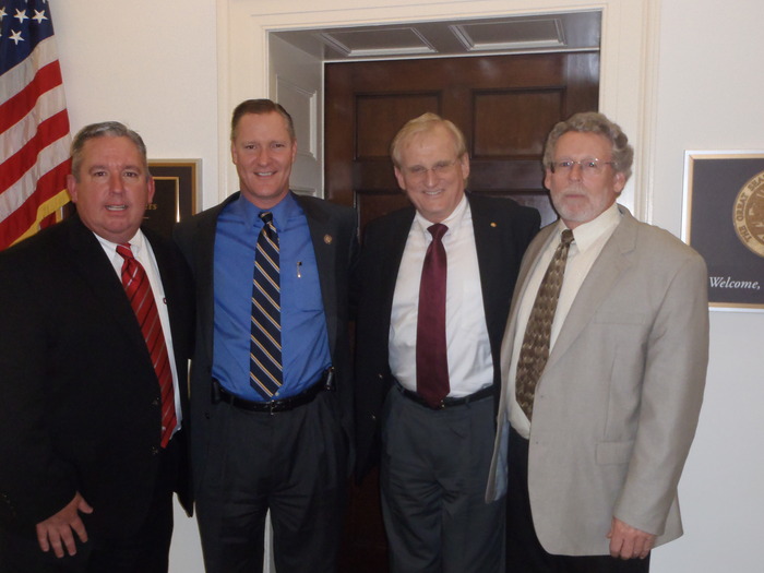 Congressman Stivers 2nd from left with OAASC