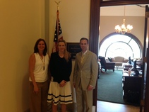 Kellie Bray, CropLife America; Kate Flocken, Senator Portman's Legislative Aide for Agriculture; Chris Henney, OABA President and CEO