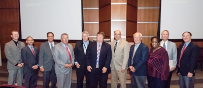 Past and current Ohio leaders in EM attend the Constantine C. Roussi Memorial Lecture in Emergency Medicine at Akron General Medical Center