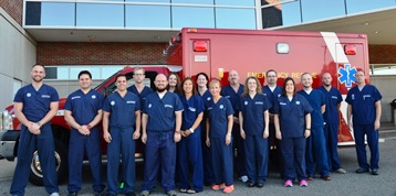 The 2014- 2015 EM residents with Core Faculty member, Dr. Gayle Galan