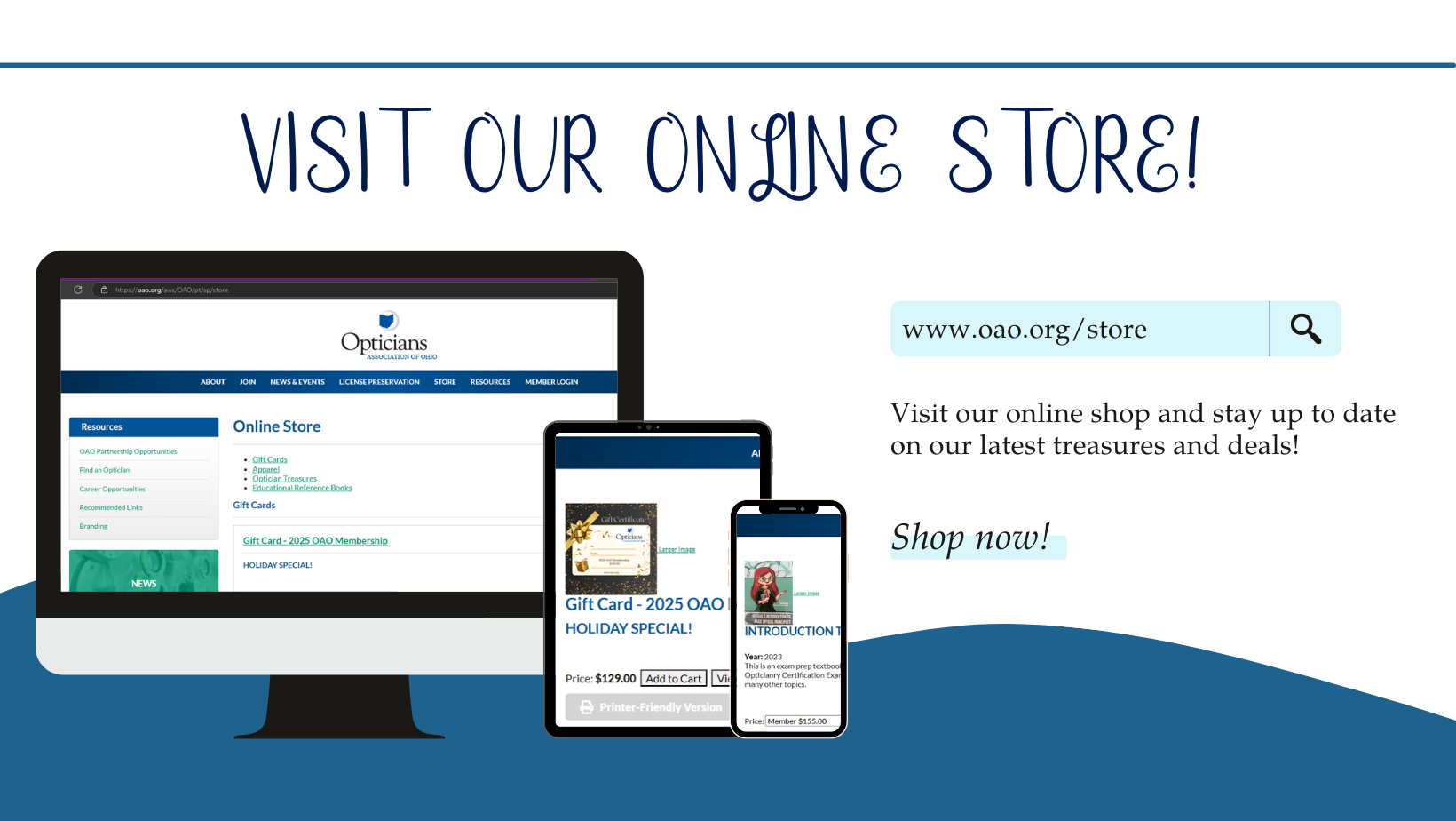 Visit Our Online Store