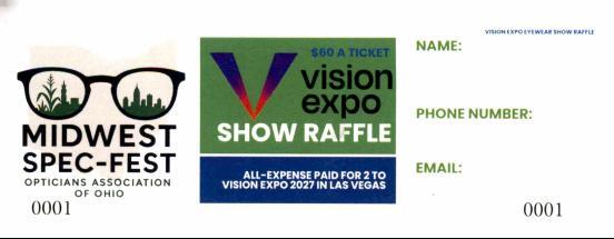 Vegas Raffle Ticket Vegas Raffle Ticket