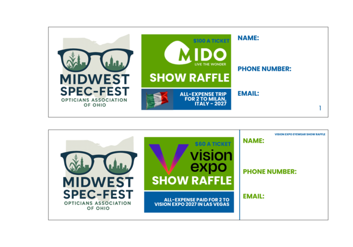 Spec-Fest Raffle Tickets Spec-Fest Raffle Tickets