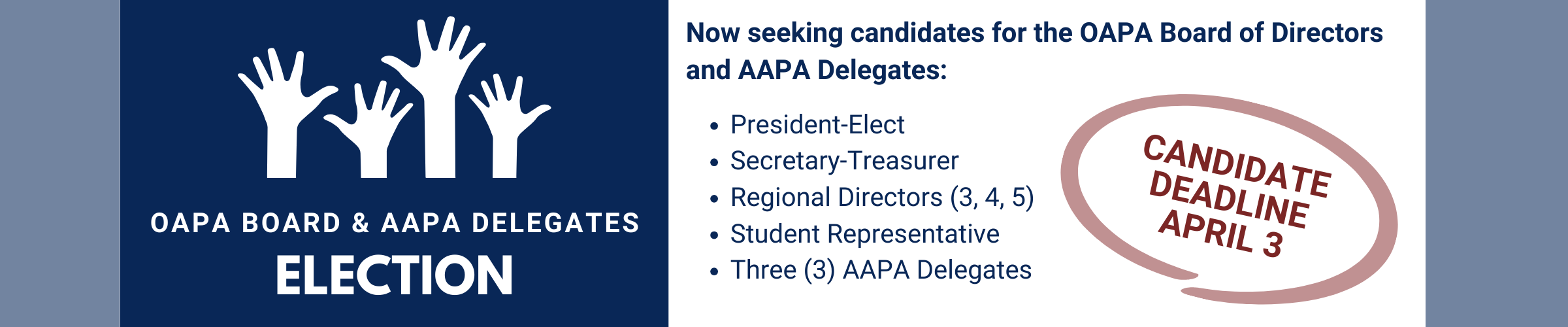 2026 Elections Flyer And Web Banner