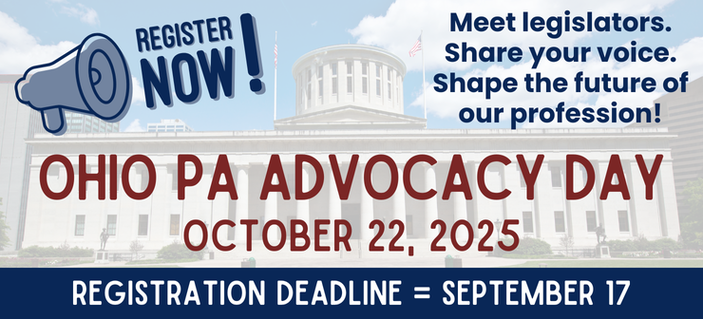 Ohio PA Advocacy Day Registration Deadline September 17
