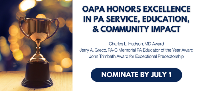 Nominate for OAPA Awards by July 1