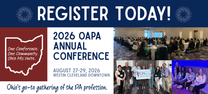 Register today for Ohio's go-to gathering for the PA profession