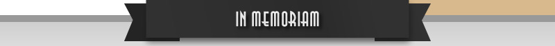 In Memoriam