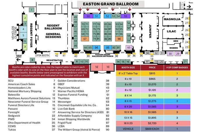 2026 Exhibitor Brochure With Reserved Names