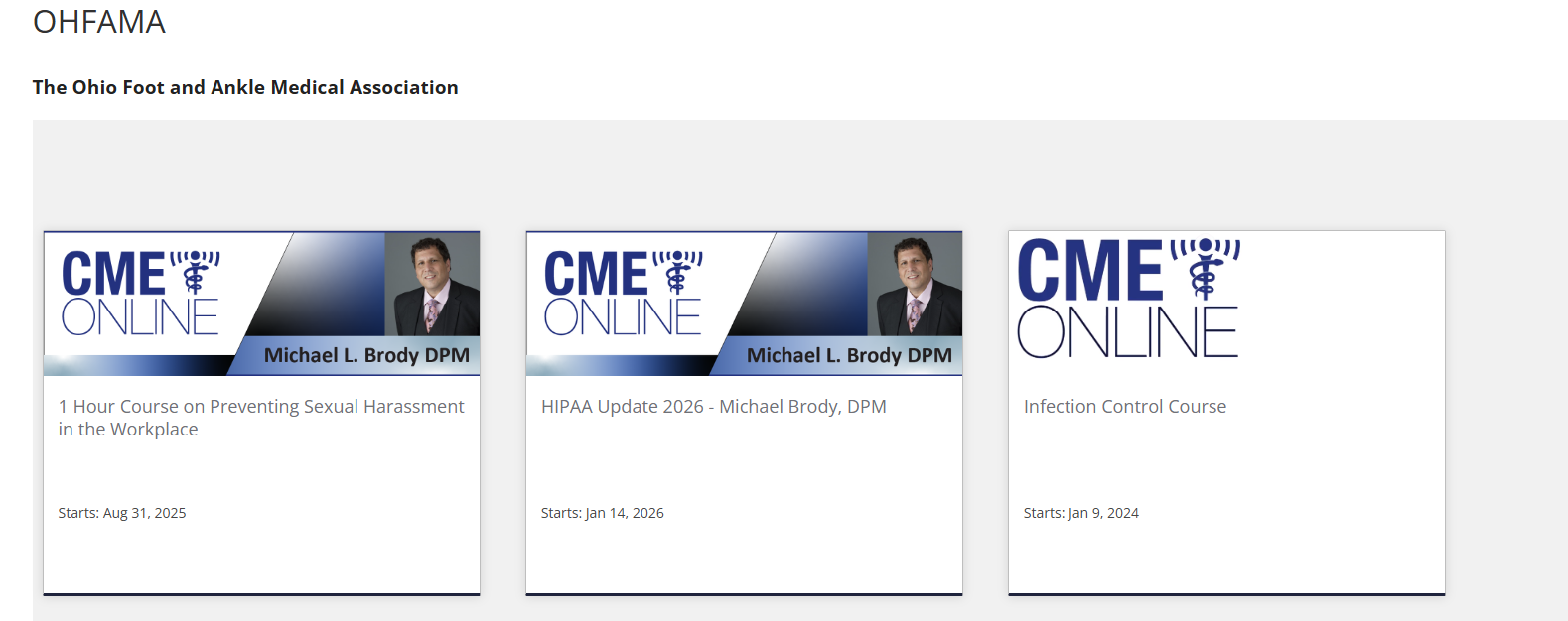 CME Online - courses